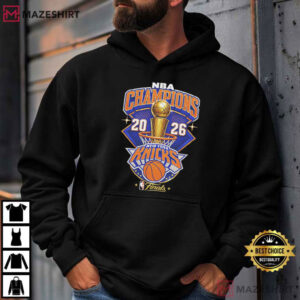 NBA Champions 2026 New York Knicks Sports Fan T Shirt (4)
