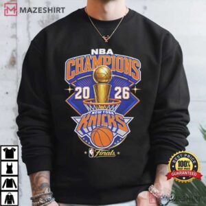 NBA Champions 2026 New York Knicks Sports Fan T Shirt (3)
