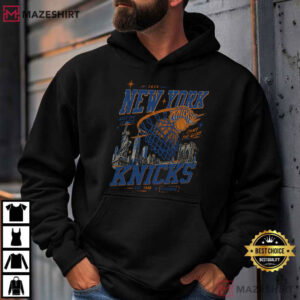 NY Knicks Champions Retro City Symbols Basketball T Shirt (3)