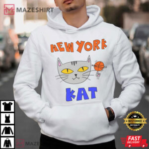 New York Knicks Basketball Kat Cat Fan T Shirt (2)
