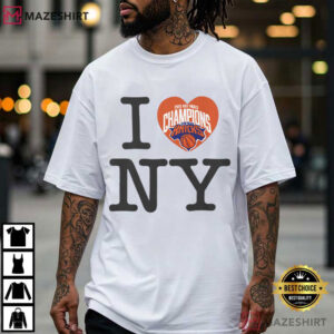 I Love NY Knicks NBA Finals Champions 2026 New York Knicks T-Shirt