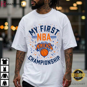 New York Knicks My First NBA Championship Winning 2026 T Shirt (1)