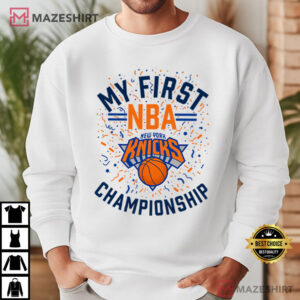 New York Knicks My First NBA Championship Winning 2026 T Shirt (2)