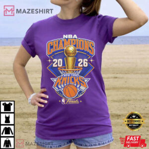 NBA Champions 2026 New York Knicks Fan Gift T Shirt (4)