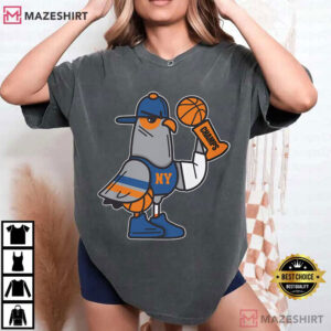 New York Champs NBA Championship Knicks Pigeon T Shirt (4)