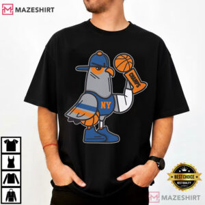 New York Champs NBA Championship Knicks Pigeon T Shirt (3)