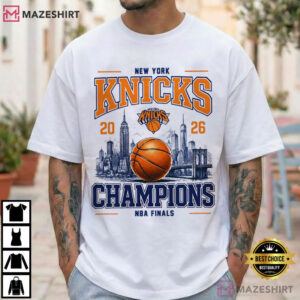New York Knicks Champions 2026 NBA Finals Sports Gift T Shirt (2)
