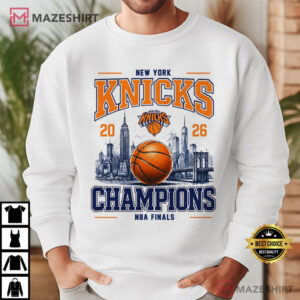 New York Knicks Champions 2026 NBA Finals Sports Gift T Shirt (3)