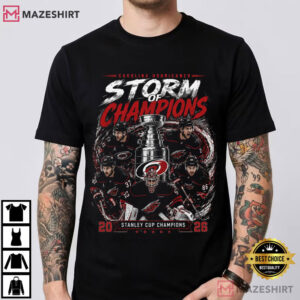 Carolina Hurricanes Champions 2026 Storm Of Champions T Shirt (1)