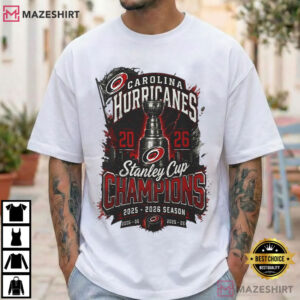 Carolina Hurricanes Stanley Cup Champions 2026 T Shirt (4)