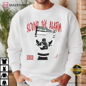 Sound The Alarm Carolina Ice Hockey Champions Vintage T Shirt (4)