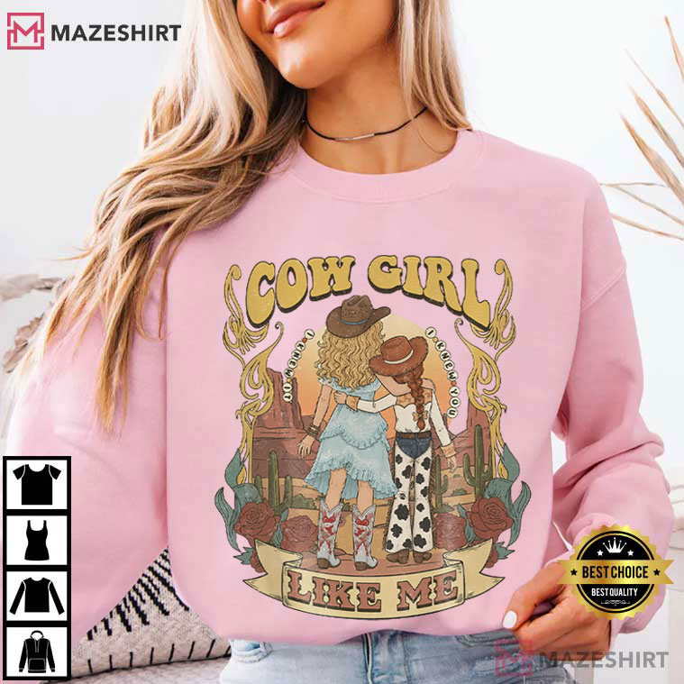 Cowgirl Like Me I Knew It I Knew You Vintage Western Music Fan T-Shirt Cowgirl Like Me I Knew It I Knew You Vintage Western Music Fan T-Shirt