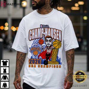 Danhausen New York Knicks 2026 NBA Finals Champions T Shirt (1)