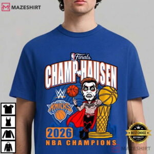 Danhausen New York Knicks 2026 NBA Finals Champions T Shirt (2)