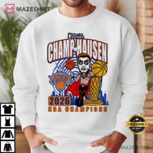 Danhausen New York Knicks 2026 NBA Finals Champions T Shirt (3)