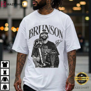 Jalen Brunson Championship Vintage Basketball Athlete Sports T Shirt (1)