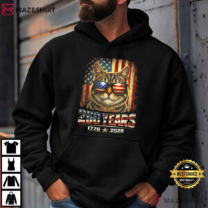 Independence Day 4th Of July Cat Lovers Purrfectly Patriotic 250 Years 250 (3)