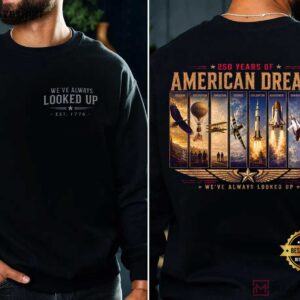 American Dreams Aviation 250th Anniversary Patriotic Pilot T Shirt (3)
