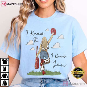 Taylor Swift Country Girl I Knew You Western Cowgirl Graphic T Shirt (1)