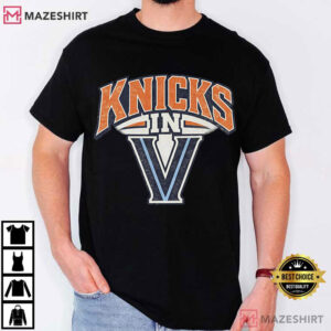 New York Knicks In 5V Vintage Sports Logo Basketball T Shirt (2)