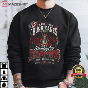Carolina Hurricanes 2026 Stanley Cup Champions Hockey T Shirt (1)