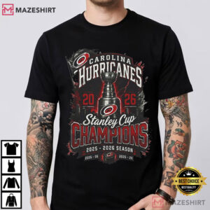 Carolina Hurricanes 2026 Stanley Cup Champions Hockey T Shirt (3)