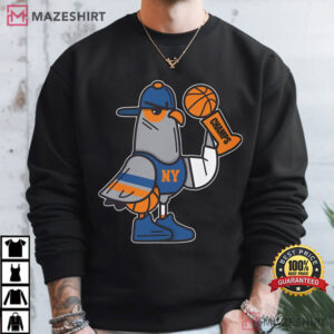 New York Champs NBA Championship Knicks Pigeon T Shirt (4)
