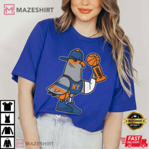 New York Champs NBA Championship Knicks Pigeon T Shirt (2)