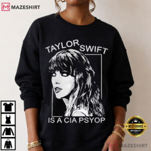 Taylor Swift CIA Psyop Parody Music Fan T Shirt (1)