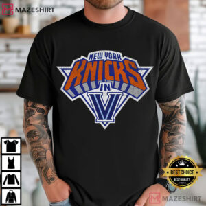 New York Knicks In Five Villanova NBA Champions 2026 T Shirt (4)