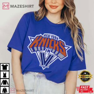 New York Knicks In Five Villanova NBA Champions 2026 T Shirt (3)