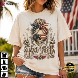 Two Fiddy USA 250 Years Independence Day Patriotic T Shirt (2)