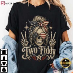 Two Fiddy USA 250 Years Independence Day Patriotic T Shirt (3)