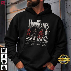 Carolina Hurricanes Walking Abbey Road Ice Hockey T Shirt (2)