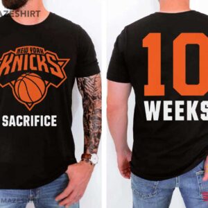 Knicks 10 Weeks Mike Brown Sacrifice Basketball T Shirt (1)