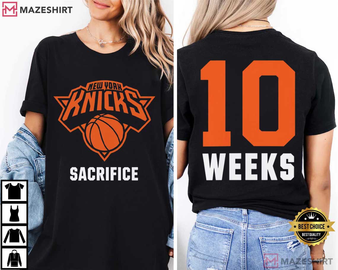 Knicks 10 Weeks Mike Brown Sacrifice Basketball T-Shirt Knicks 10 Weeks Mike Brown Sacrifice Basketball T-Shirt
