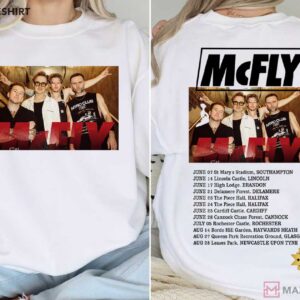 McFly Music Tour Concert 2026 Fan Gift T Shirt (2)