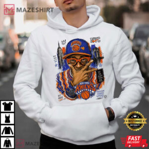 New York Knicks Augmented Reality Spike Lee Basketball NBA T Shirt (4)