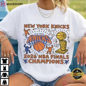 New York Knicks Street Art 2026 NBA Finals Champions T Shirt (4)