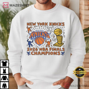 New York Knicks Street Art 2026 NBA Finals Champions T Shirt (1)
