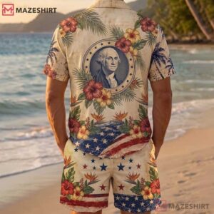 America 250th Anniversary 1776 2026 Patriotic Aloha Hawaiian Shirt (1)
