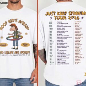 Just Keep Spinning Tour 2026 The String Cheese Incident Hoop T Shirt (1)