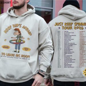 Just Keep Spinning Tour 2026 The String Cheese Incident Hoop T Shirt (2)