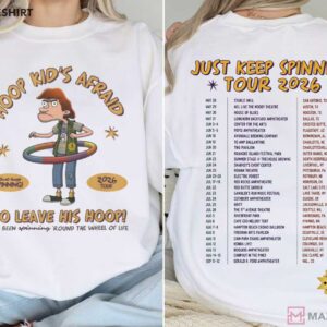 Just Keep Spinning Tour 2026 The String Cheese Incident Hoop T-Shirt