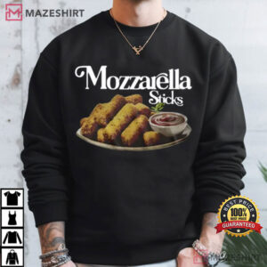 Mozzarella Sticks Retro Food Lovers T Shirt (4)