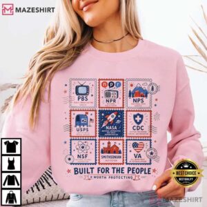 Protect Democratic Institutions Stamp Fourth Of July Mini Patriot T Shi (3)