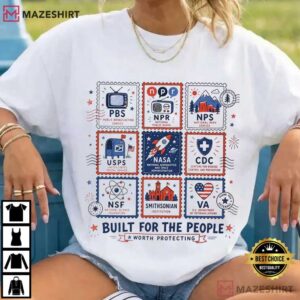 Protect Democratic Institutions Stamp Fourth Of July Mini Patriot T Shi
