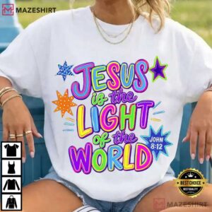 VBS Jesus Is The Light Of The World John 812 Christian T Shirt (2)
