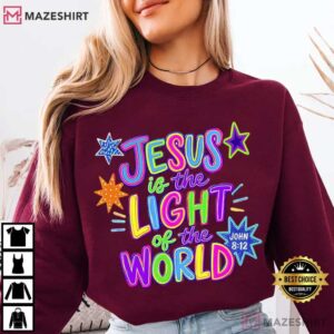 VBS Jesus Is The Light Of The World John 812 Christian T Shirt (3)