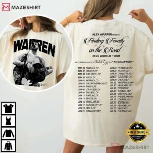 Alex Warren Eras Tour 2026 Vintage Indie Music T Shirt (4)